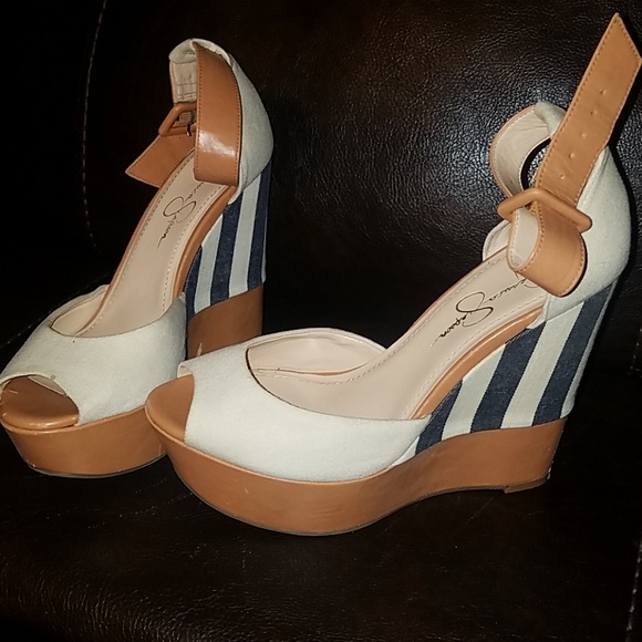 Jessica Simpson Used wedges - Picture 2 of 6